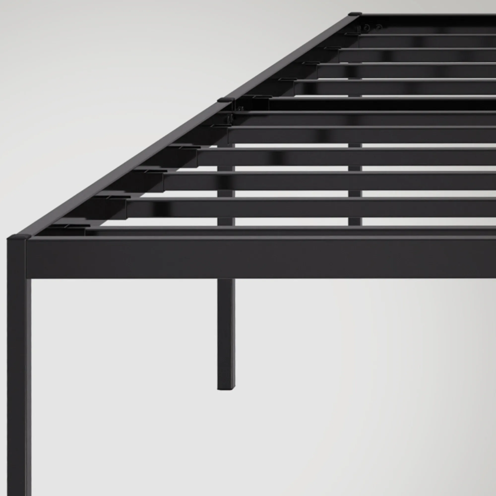 Metallbett Fargo 200 x 200 cm schwarz
