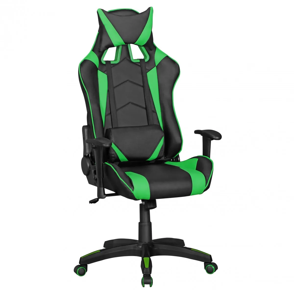 tinkaro Bürostuhl VASANT Kunstleder Gaming-Sessel Schwarz/Grün tinkaro Bürostuhl VASANT Kunstleder Gaming-Sessel Schwarz/Grün
