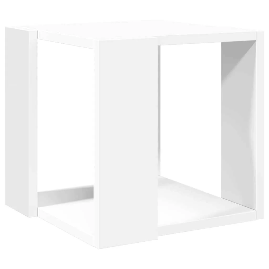 Eleganter Couchtisch 32 x 32 x 30 cm in Weiß
