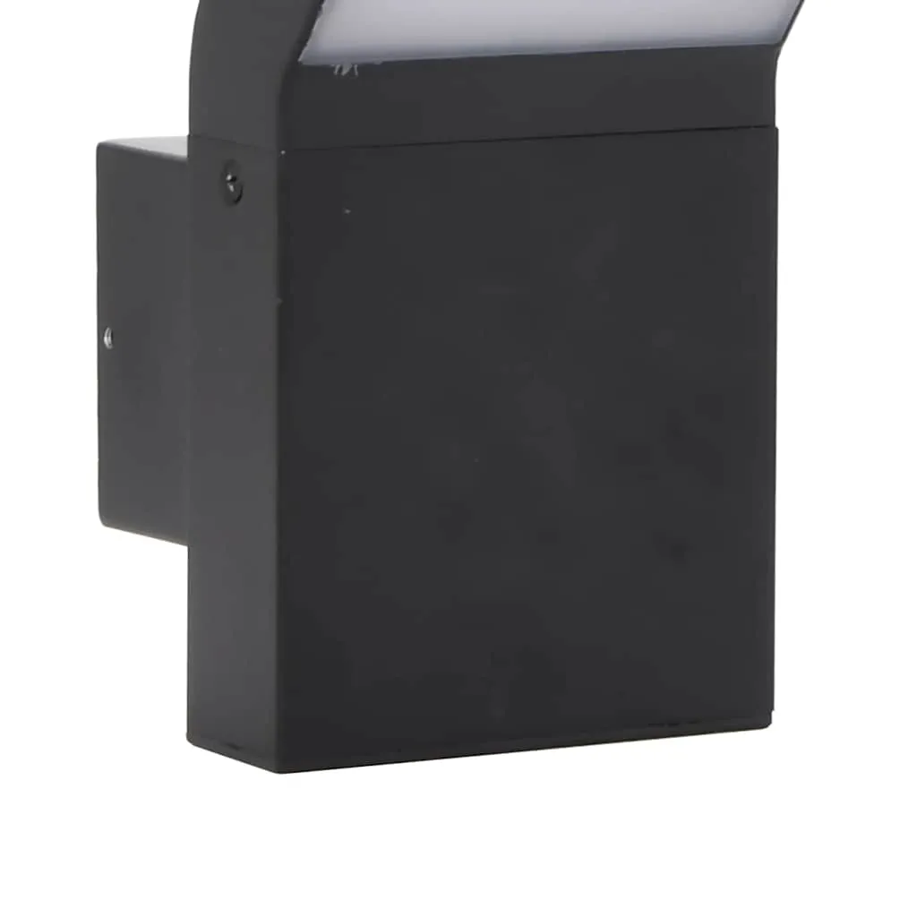 LED Außenwandleuchten Schwarz 10 x 15 x 22 cm wetterfest IP54