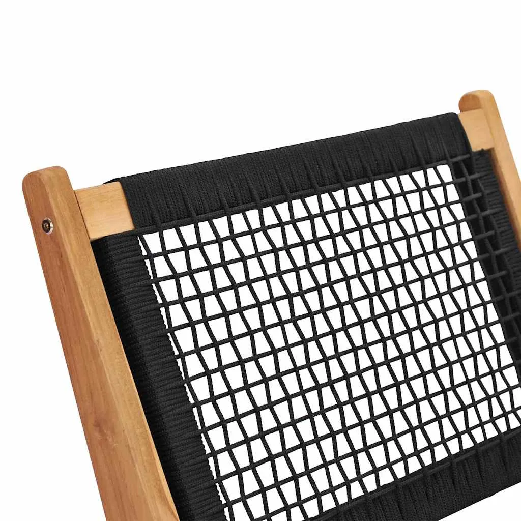 Bequeme Sonnenliege aus Naturholz 89,5 x 57 x 65 cm