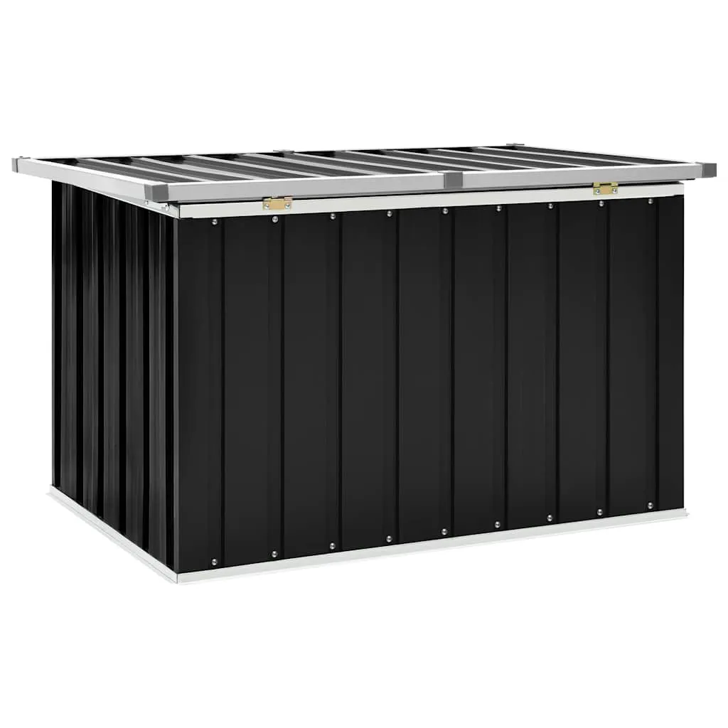 Aufbewahrungsbox Anthrazit 109x67x65 cm aus verzinktem Stahl
