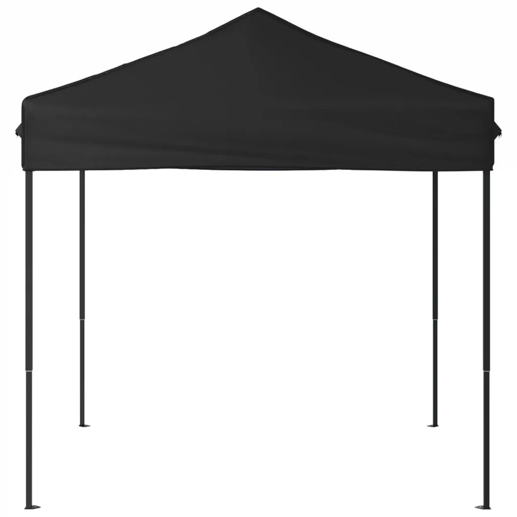 Faltzelt Pavillon Schwarz 195,5x195,5x235 cm UV- und wasserabweisend