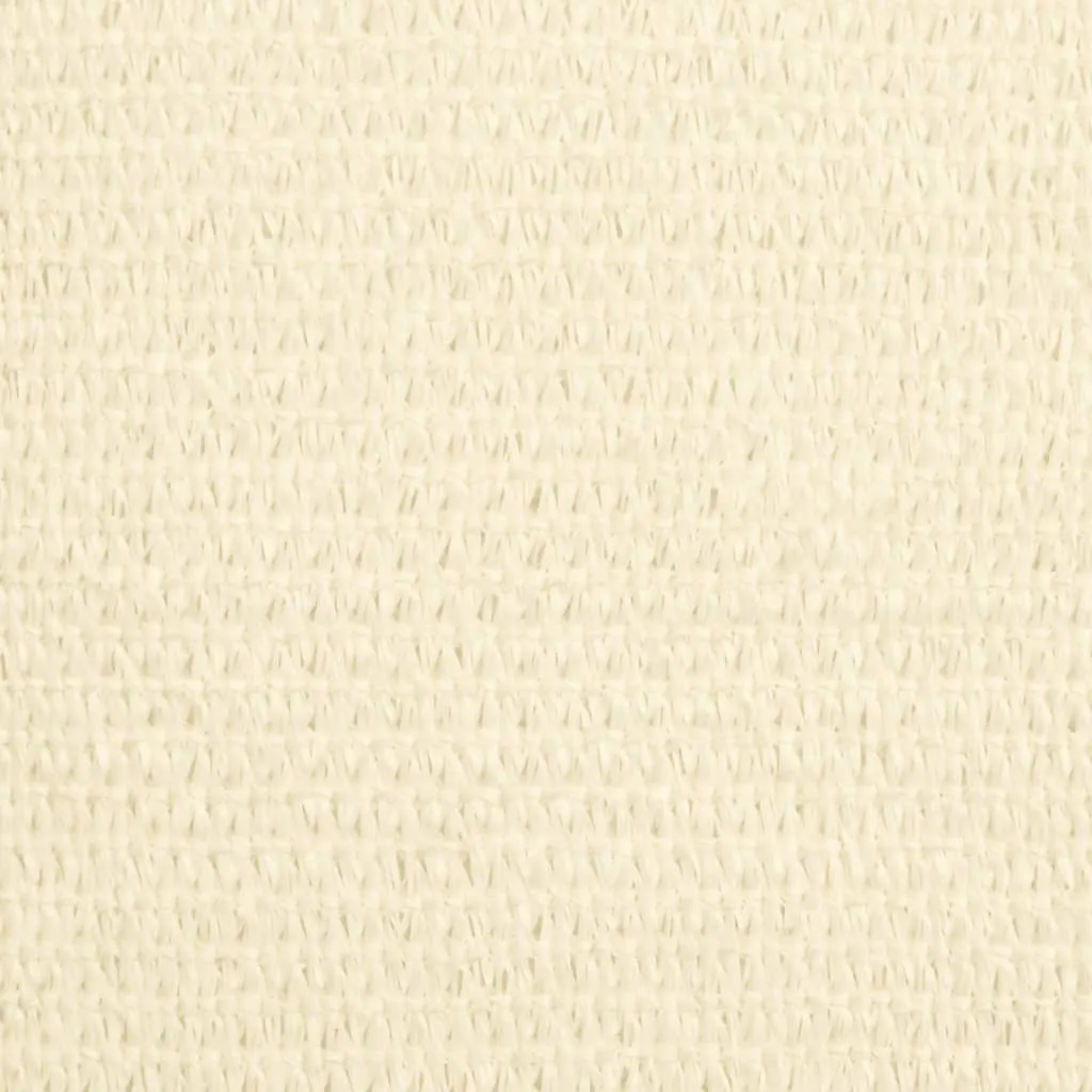 HDPE Sonnensegel 3,5 x 3,5 x 4,9 m in Creme