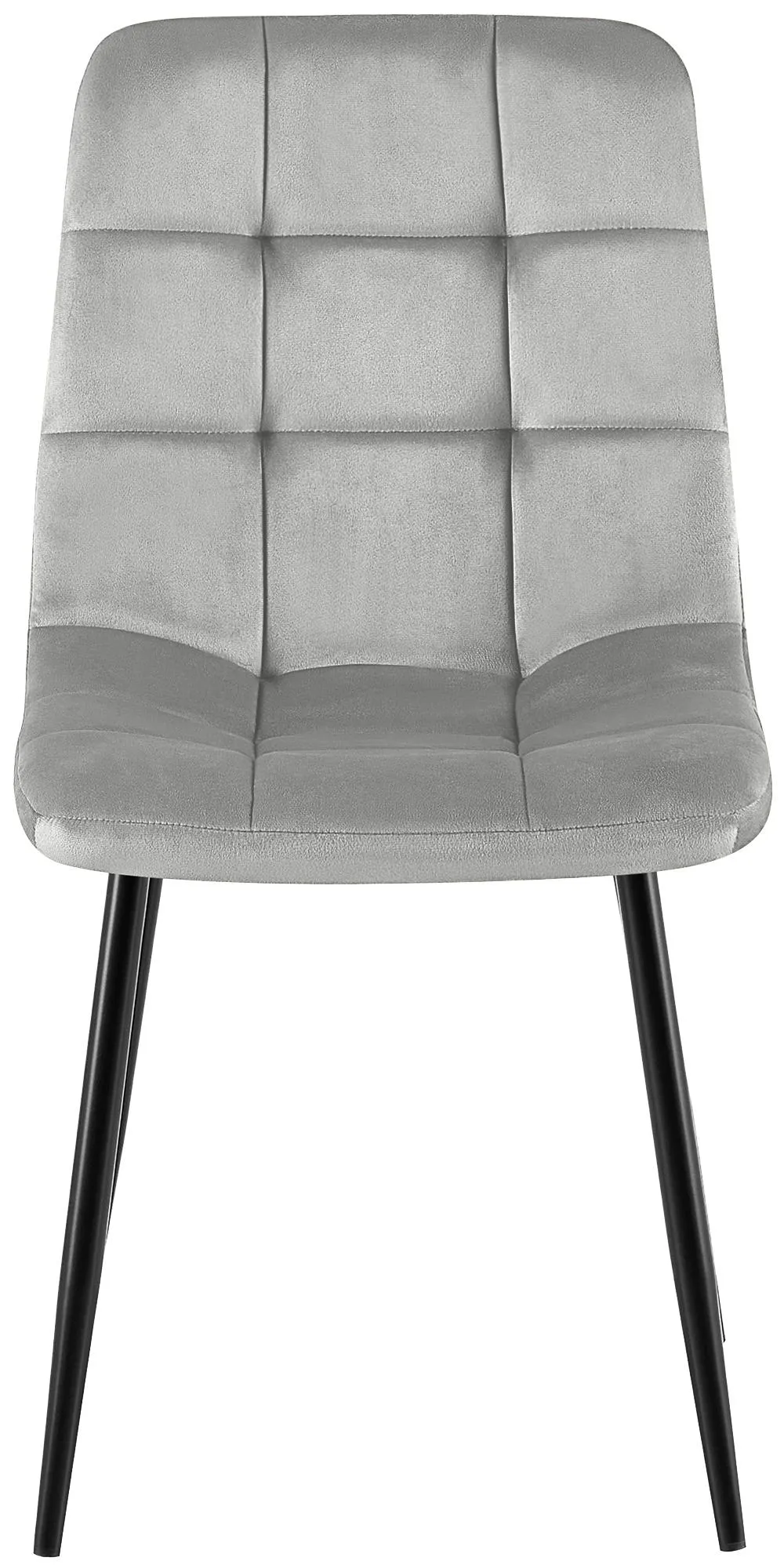 Esszimmerstühle Antibes 4er Set 84x45x55 cm grau