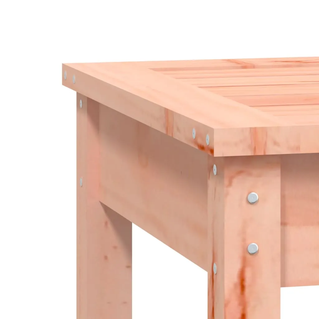 Klassische Gartenbank aus massivem Holz 50x44x45 cm natur