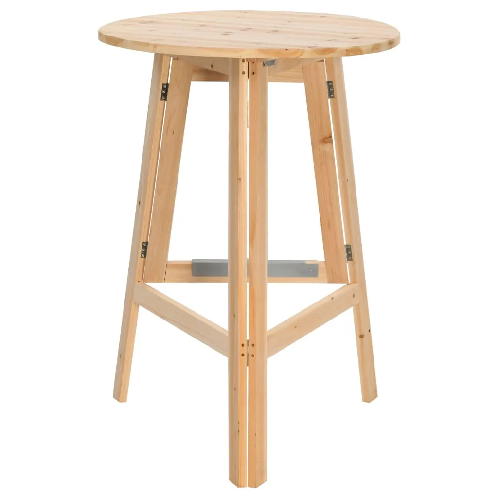 Massivholz Echtholz Bartisch klappbar 78x109 cm naturfarben