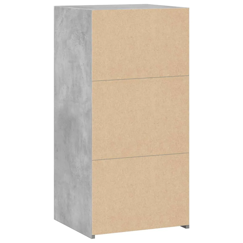 Klassisches Sideboard 45 x 41 x 93 cm in Betongrau