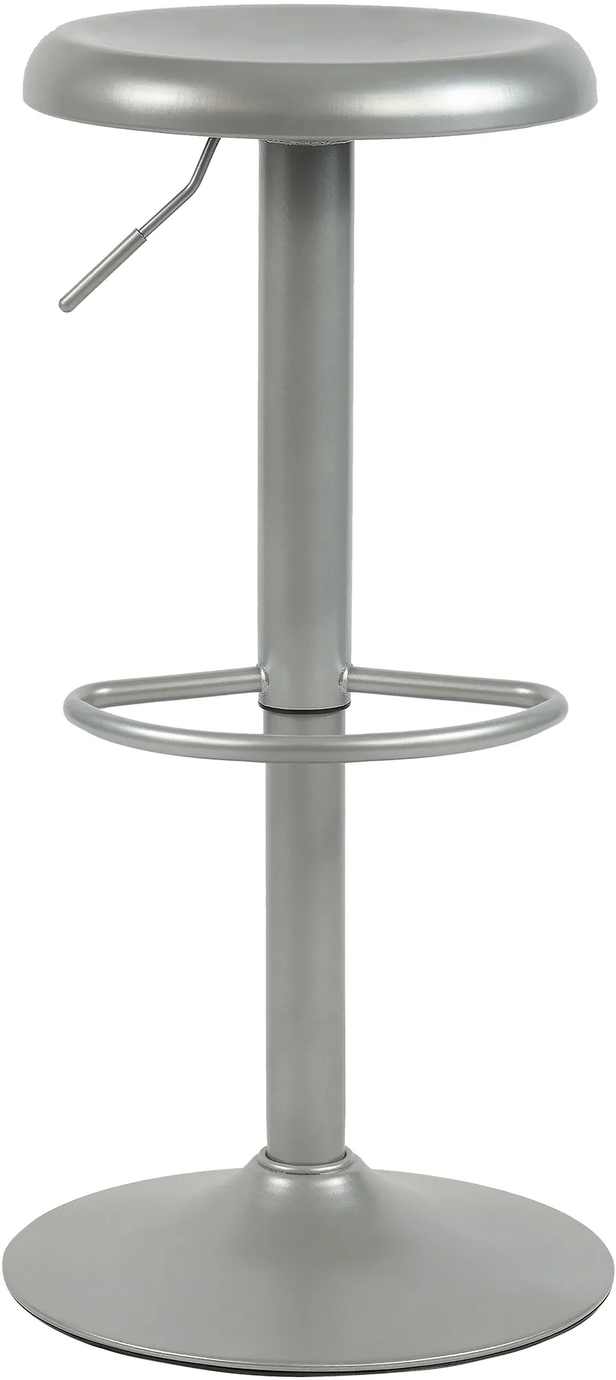 Barhocker Williston 2er Set 58-78 cm Silber