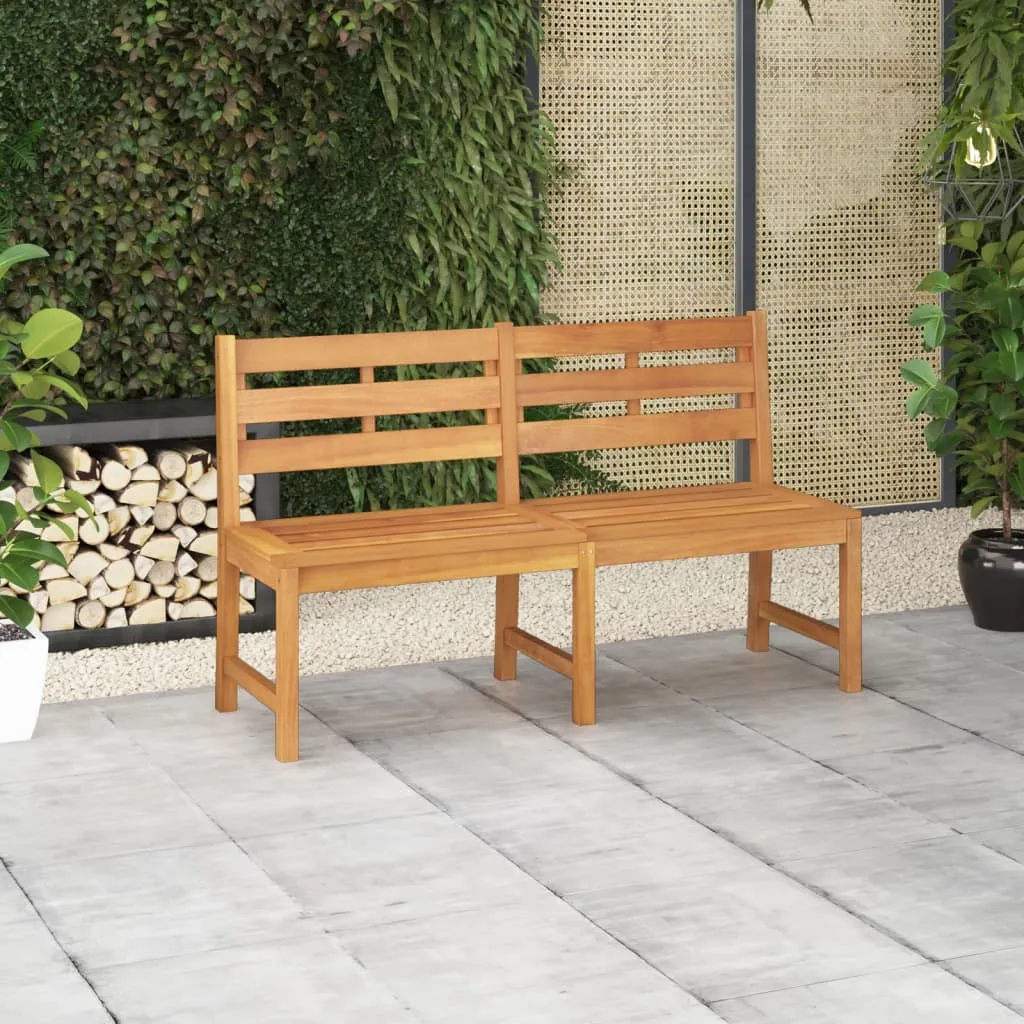 Gartenbank aus Naturholz 150 x 59 x 90 cm mit schöner Lackierung