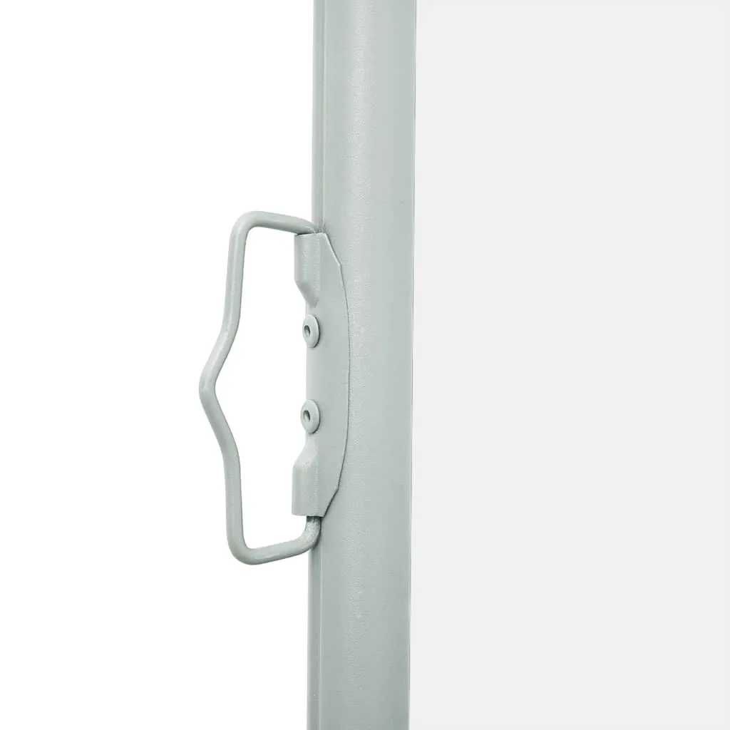 Seitenmarkise 140 x (0-600) cm in Creme und Grau