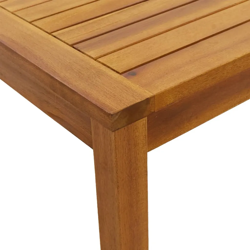 Gartentisch aus Echtholz 110 x 55 x 67 cm, Ölfinish