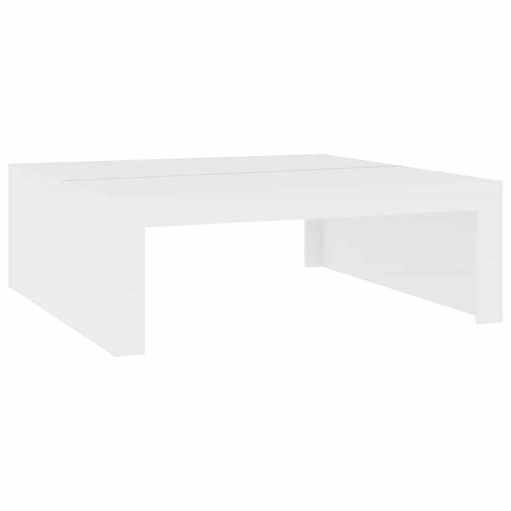 Couchtisch Weiß 100x100x35 cm Holzwerkstoff Couchtisch Weiß 100x100x35 cm Holzwerkstoff