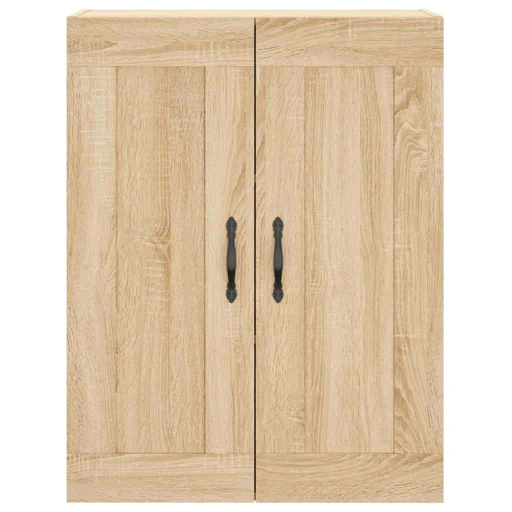 Highboard Sonoma-Eiche 69,5 x 34 x 180 cm aus Holzwerkstoff und Metall
