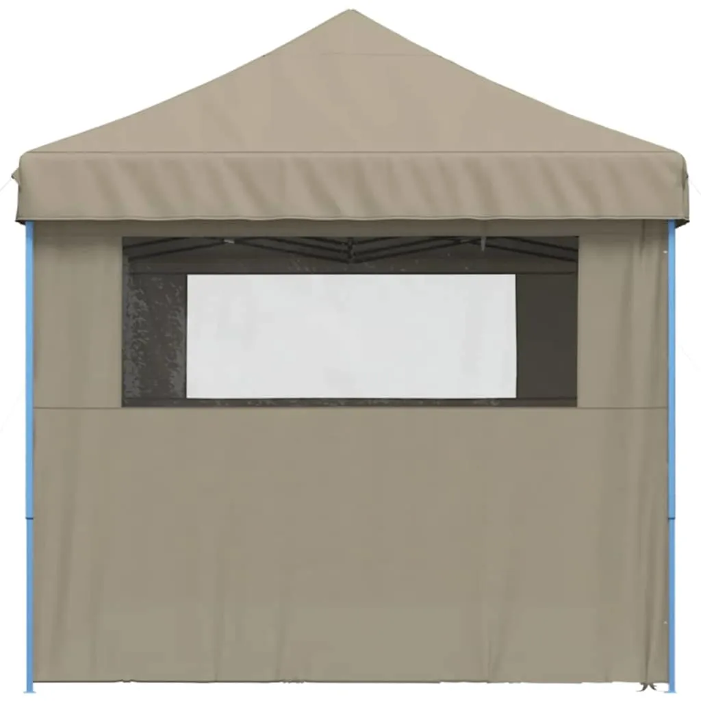 Pop-Up Party-Zelt 580x292x315 cm Taupe – Outdoor Eventzelt