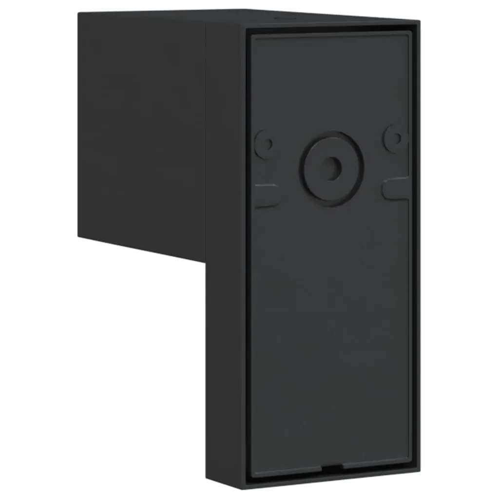 Außenwandleuchte Schwarz 7 x 12 x 15 cm mit PIR-Sensor