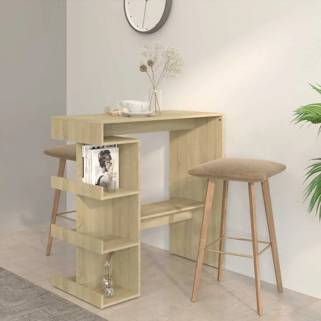 Stehtisch Sonoma-Eiche 100 x 50 x 101,5 cm Massivholz