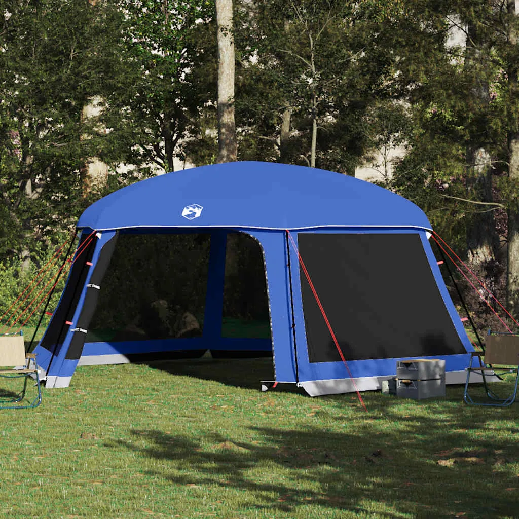 Poolzelt Azurblau 618x532x246 cm mit abnehmbarem Überzelt