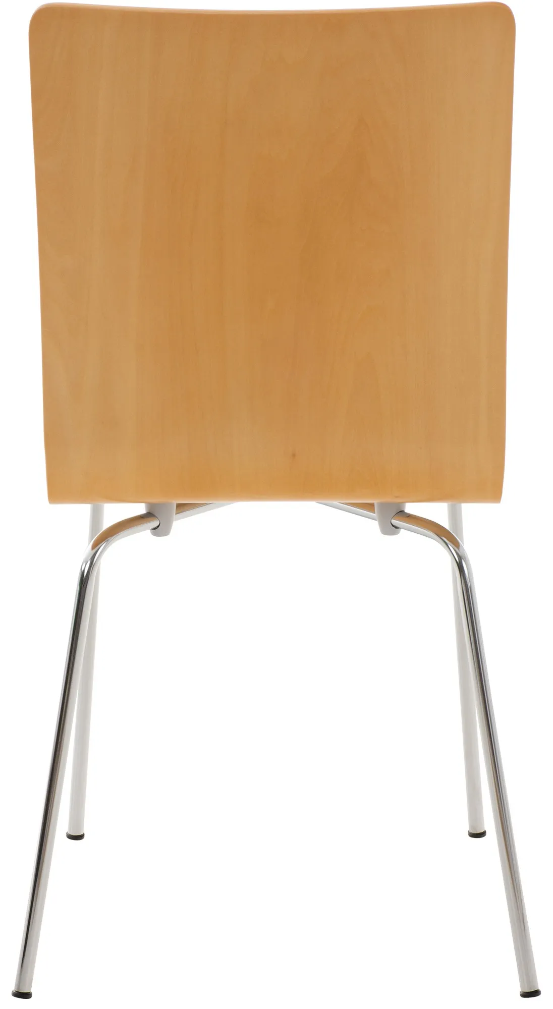 Besucherstuhl Pepe 4er Set 87x43x47 cm natura