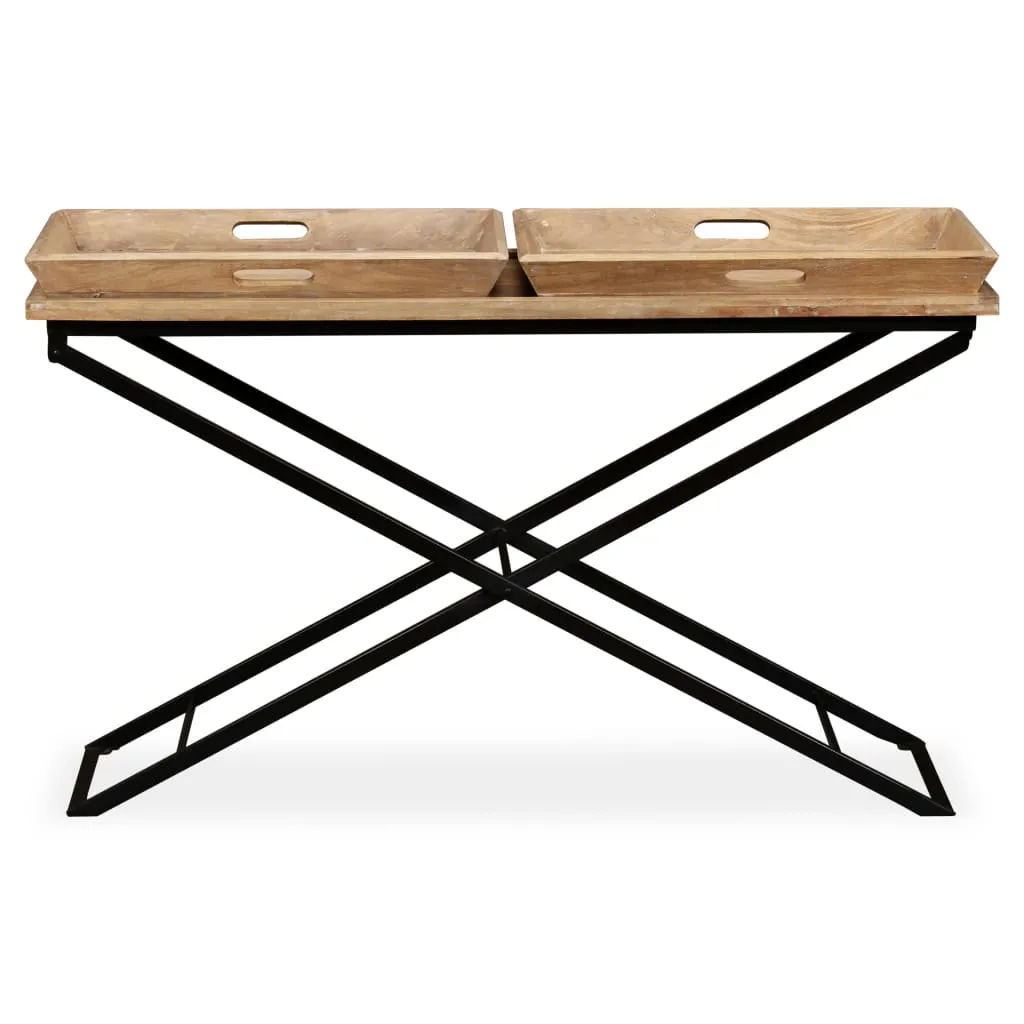 Konsolentisch Mangoholz Massiv 130 x 40 x 80 cm