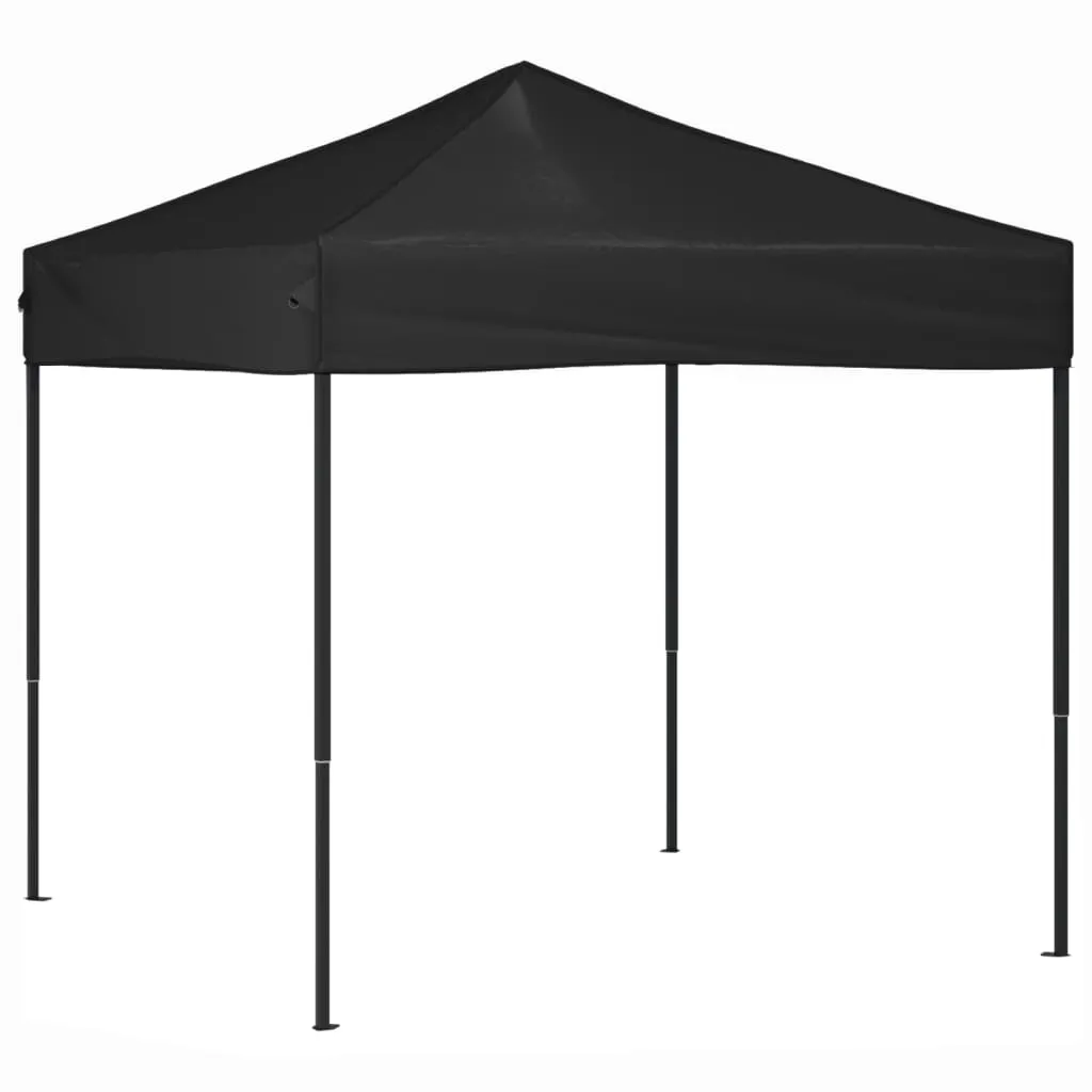 Faltzelt Pavillon Schwarz 195,5x195,5x235 cm UV- und wasserabweisend