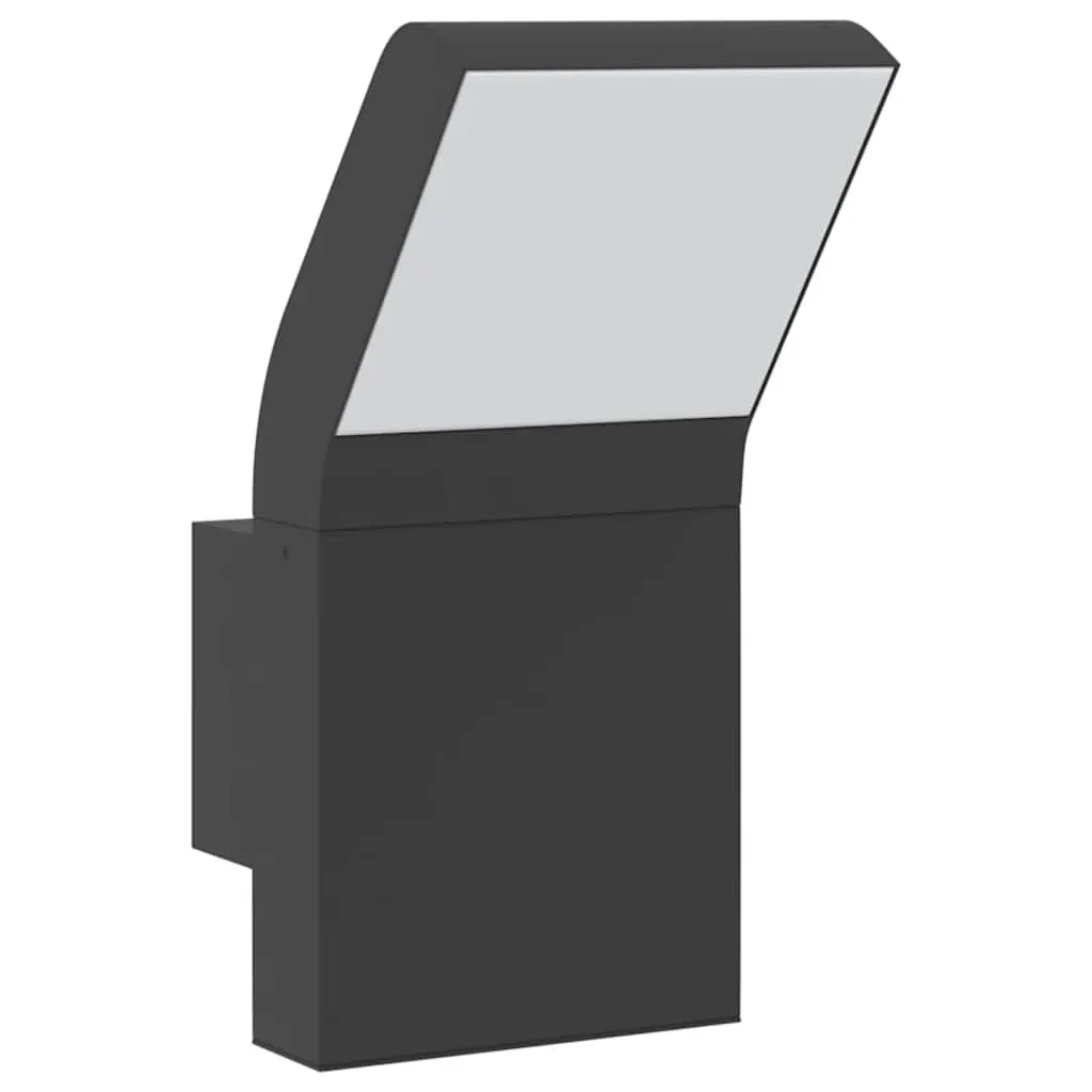 LED Außenwandleuchten Schwarz 10 x 15 x 22 cm wetterfest IP54