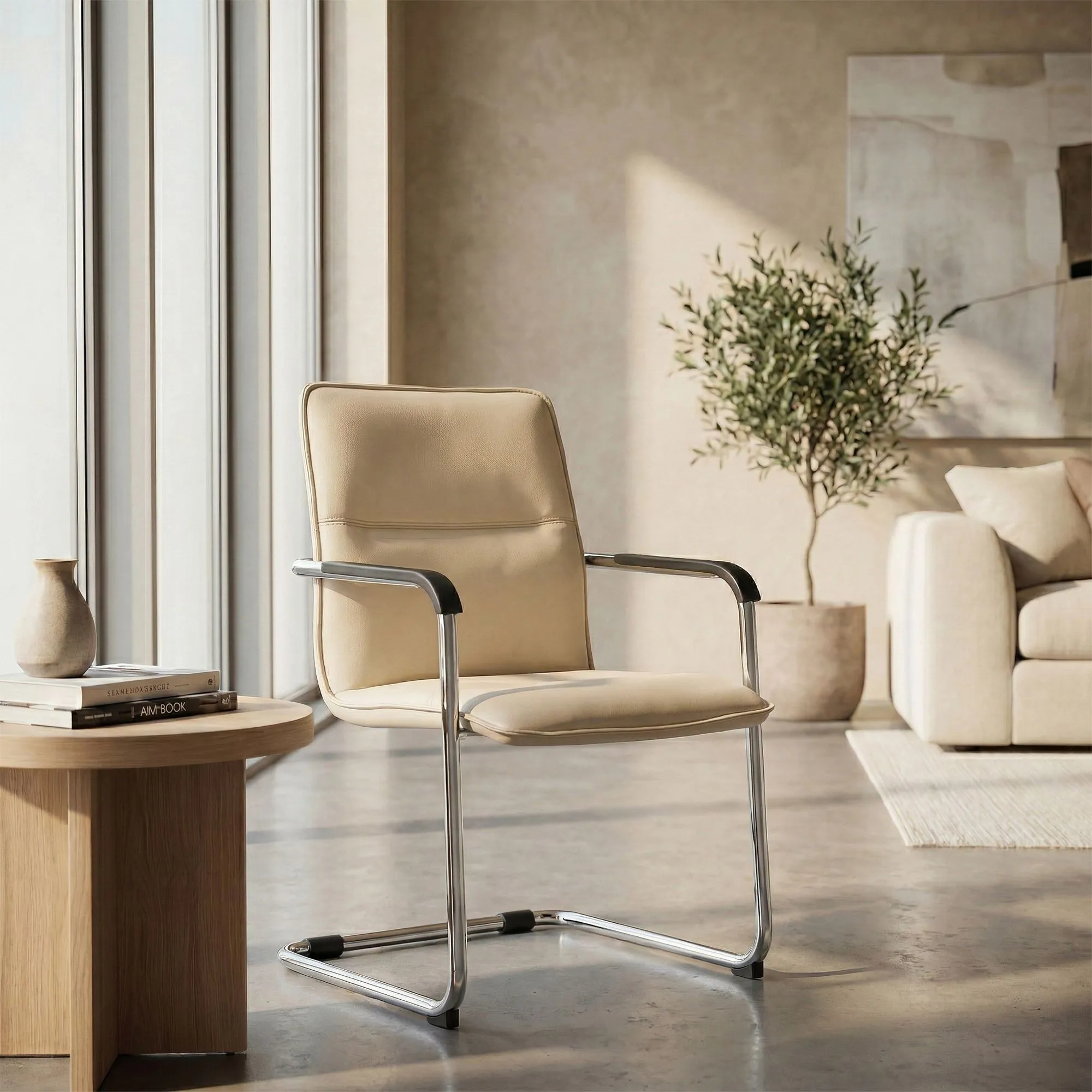 Freischwinger Seattle 92x57x59 cm creme