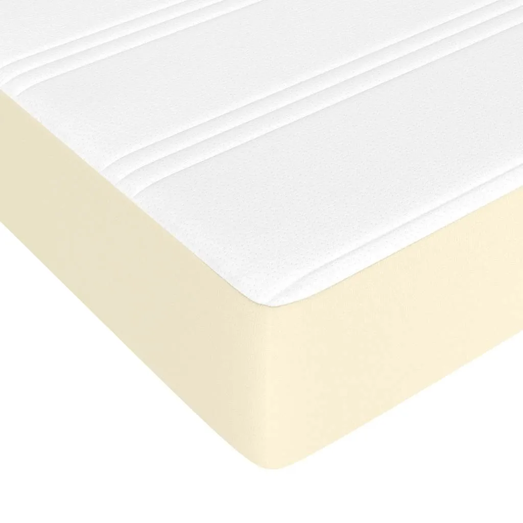 Boxspringbett Kunstleder mit Taschenfederkernmatratze 80x200 cm
