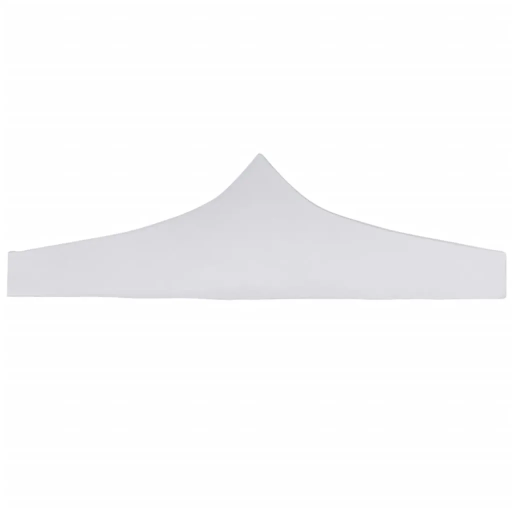 Partyzeltdach 2,9x2,9 m Weiß aus 600D Oxford-Gewebe mit PVC-Beschichtung