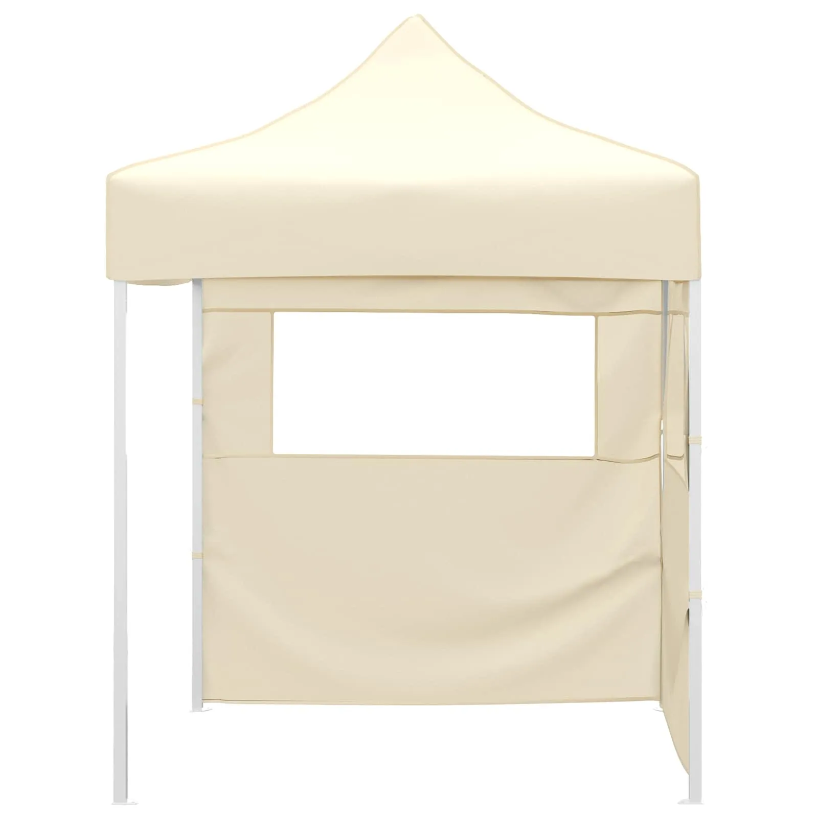 Modernes Partyzelt 200x200x315 cm Creme mit Oxford-Stoff