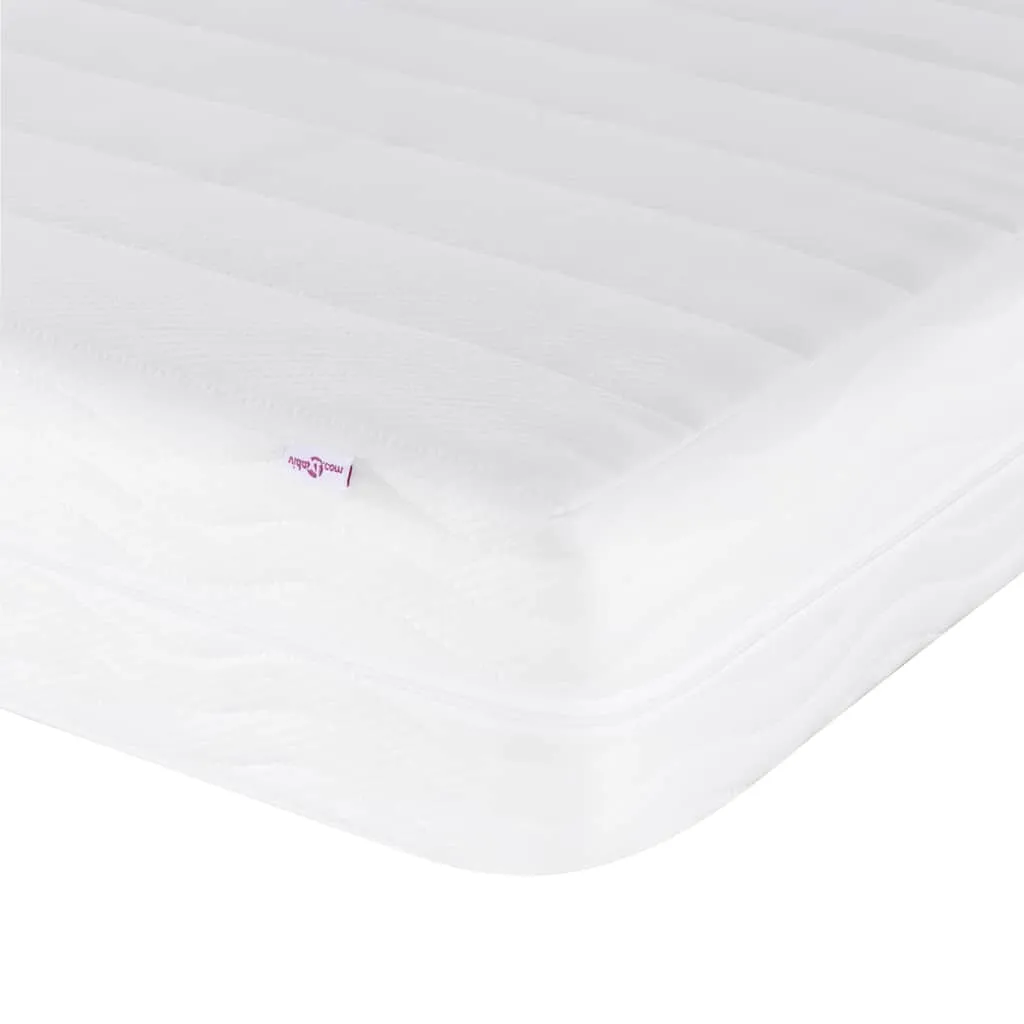 Bettgestell mit Schaumstoffmatratze 218x125x74,5 cm Cappuccino-Braun