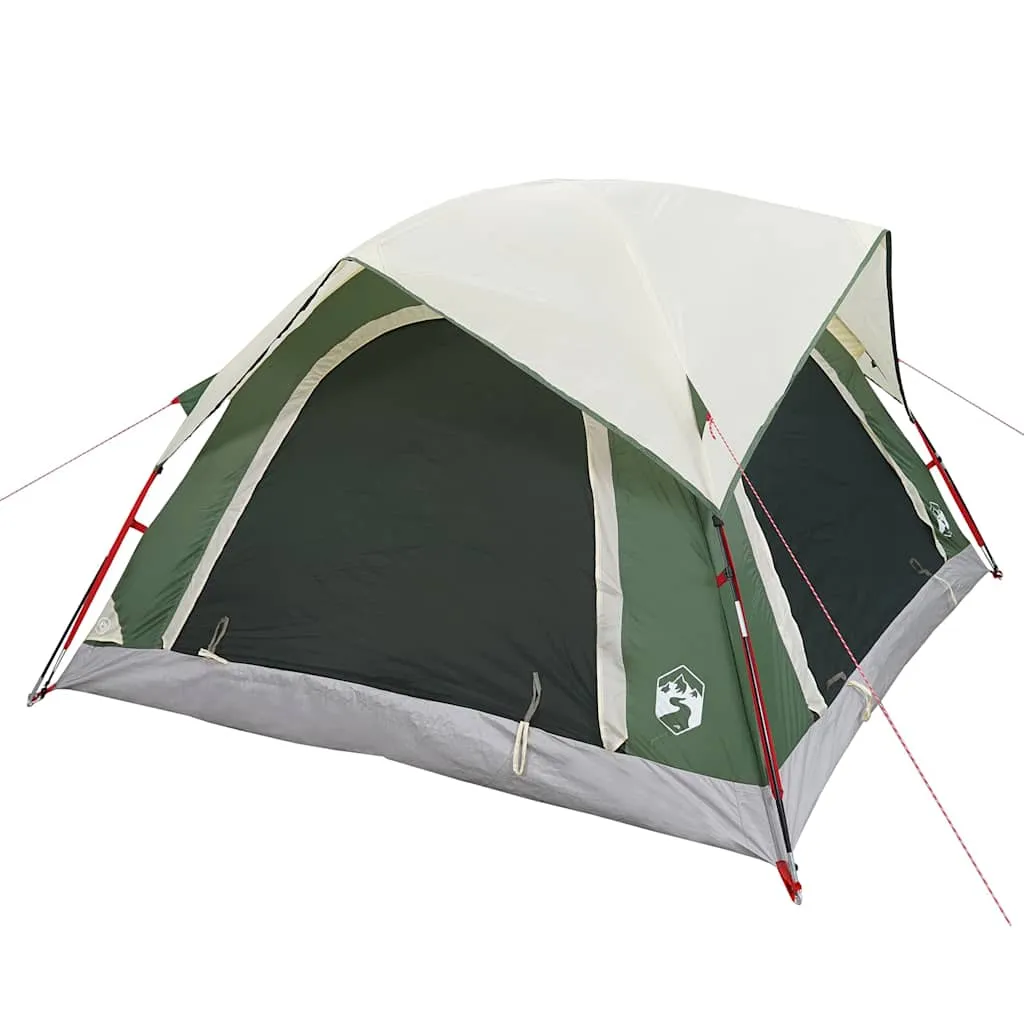 Campingzelt Grün 218 x 218 x 135 cm für 4 Personen