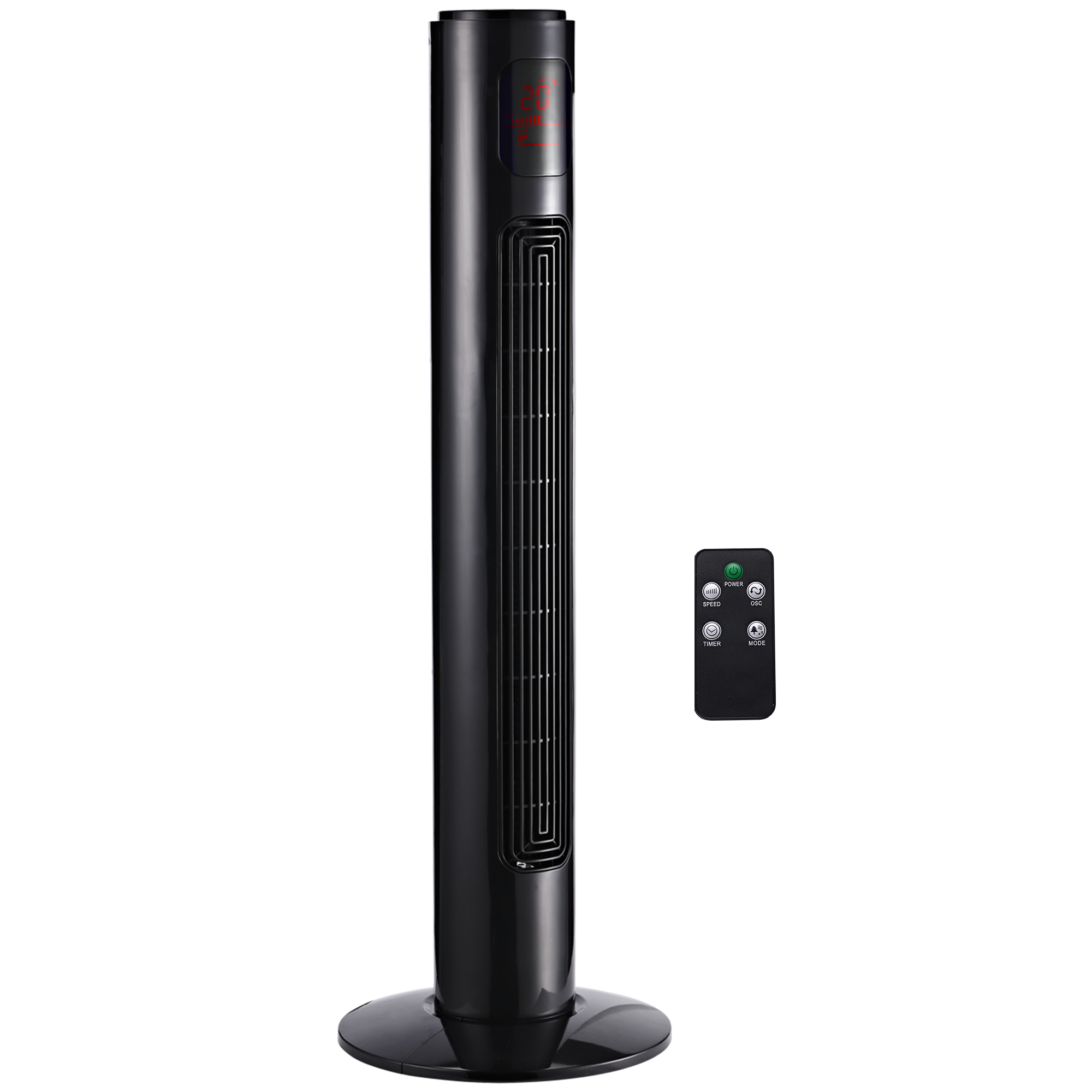 Turmventilator Schwarz 32L x 32L x 96H cm