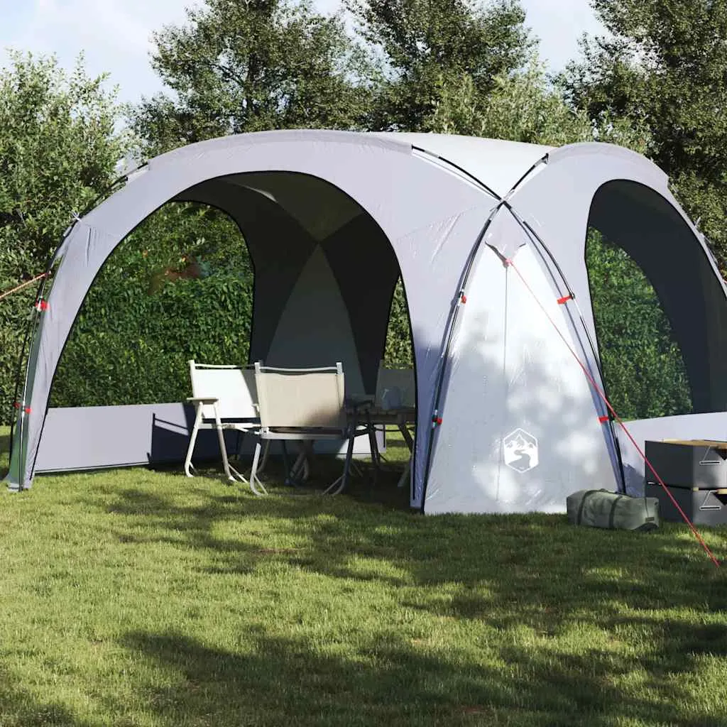 Wasserdichtes Partyzelt 455x455x240 cm in Weiß und Grau