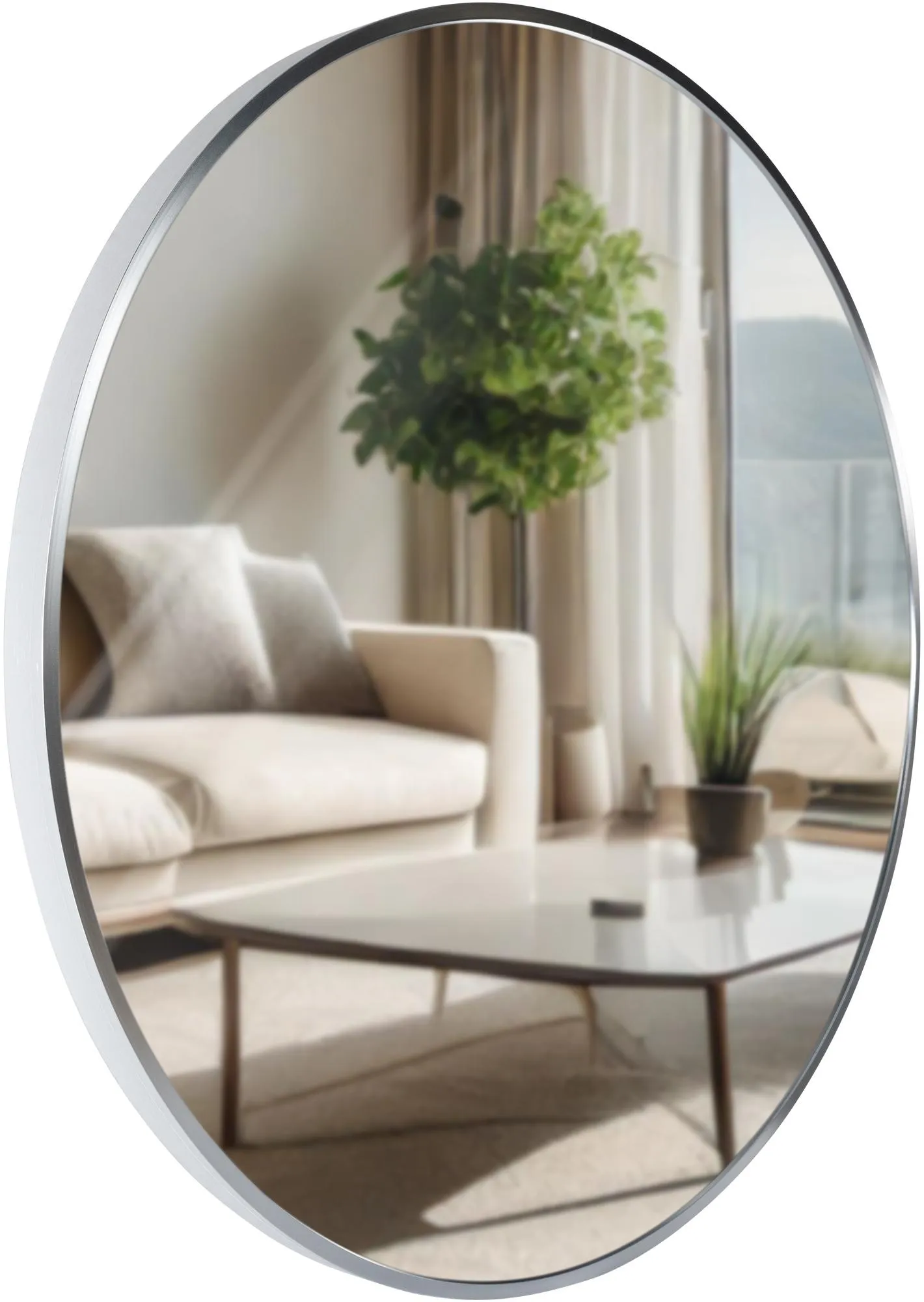 Wandspiegel Elsie 60x60 cm Silber
