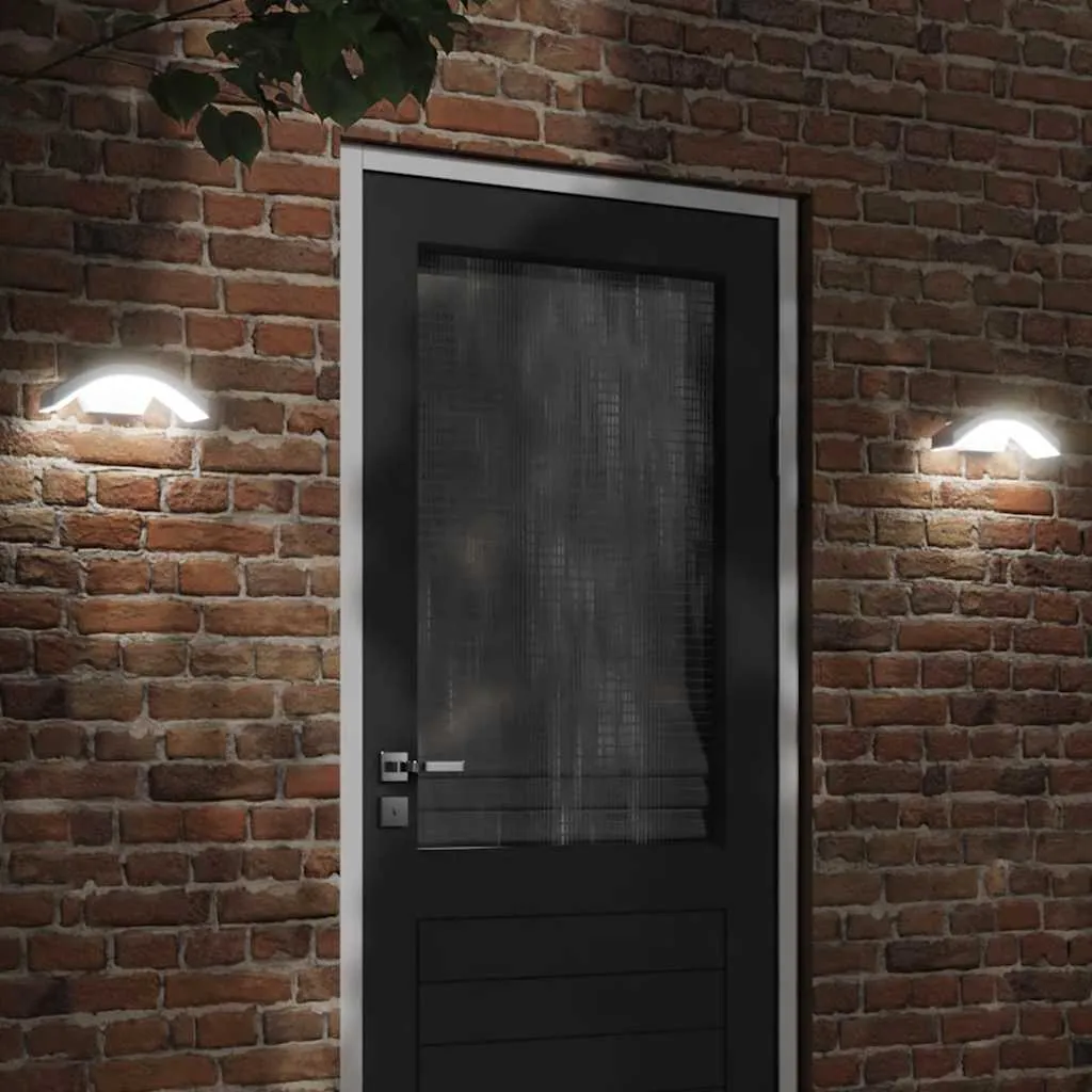 LED Außenwandleuchten Weiß 27,5 x 7 x 10 cm wetterfest IP54