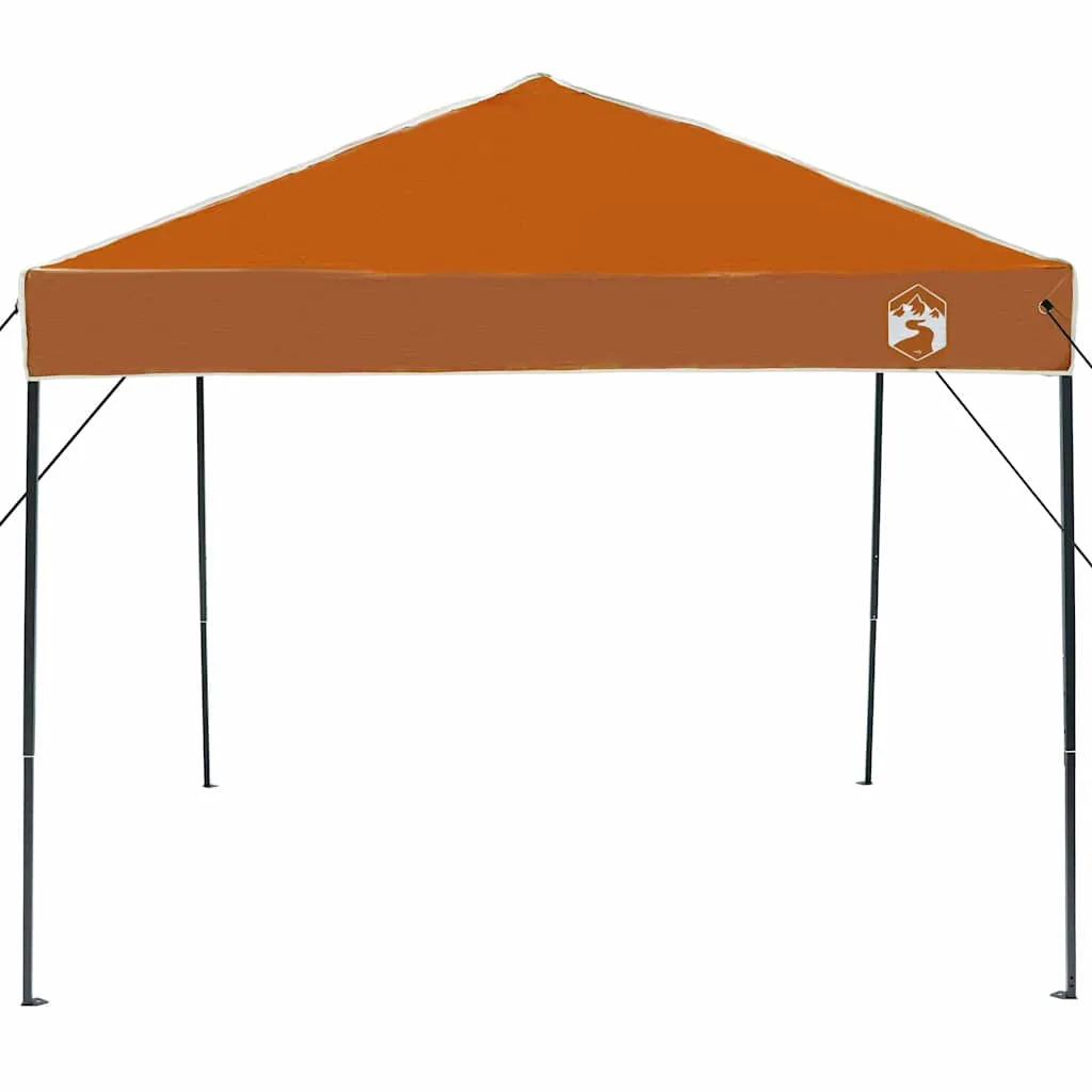 Pop-up Pavillon 243x243x251 cm Orange – wetterfeste Outdoor-Lösung