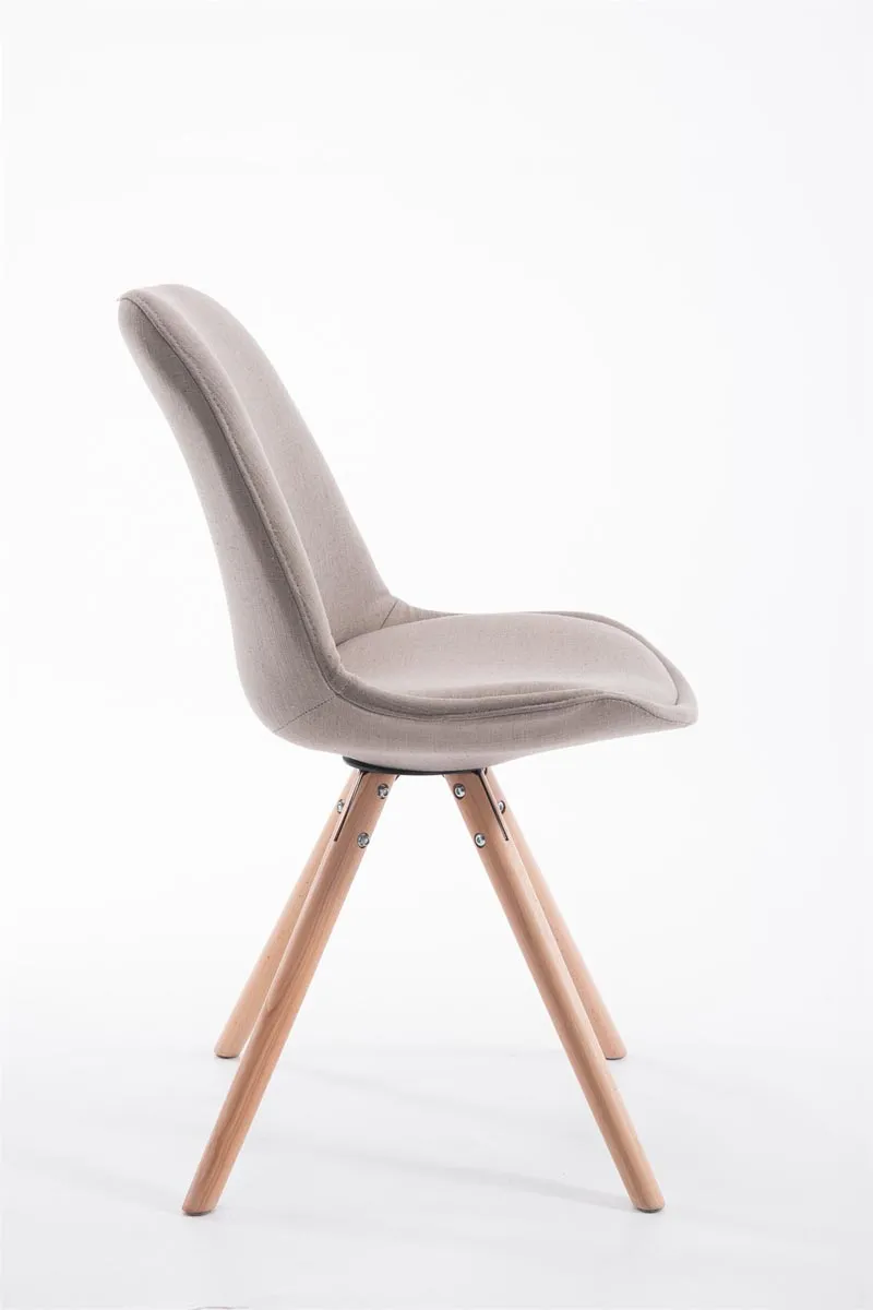 Besucherstuhl Toulouse 84x48x56 cm taupe