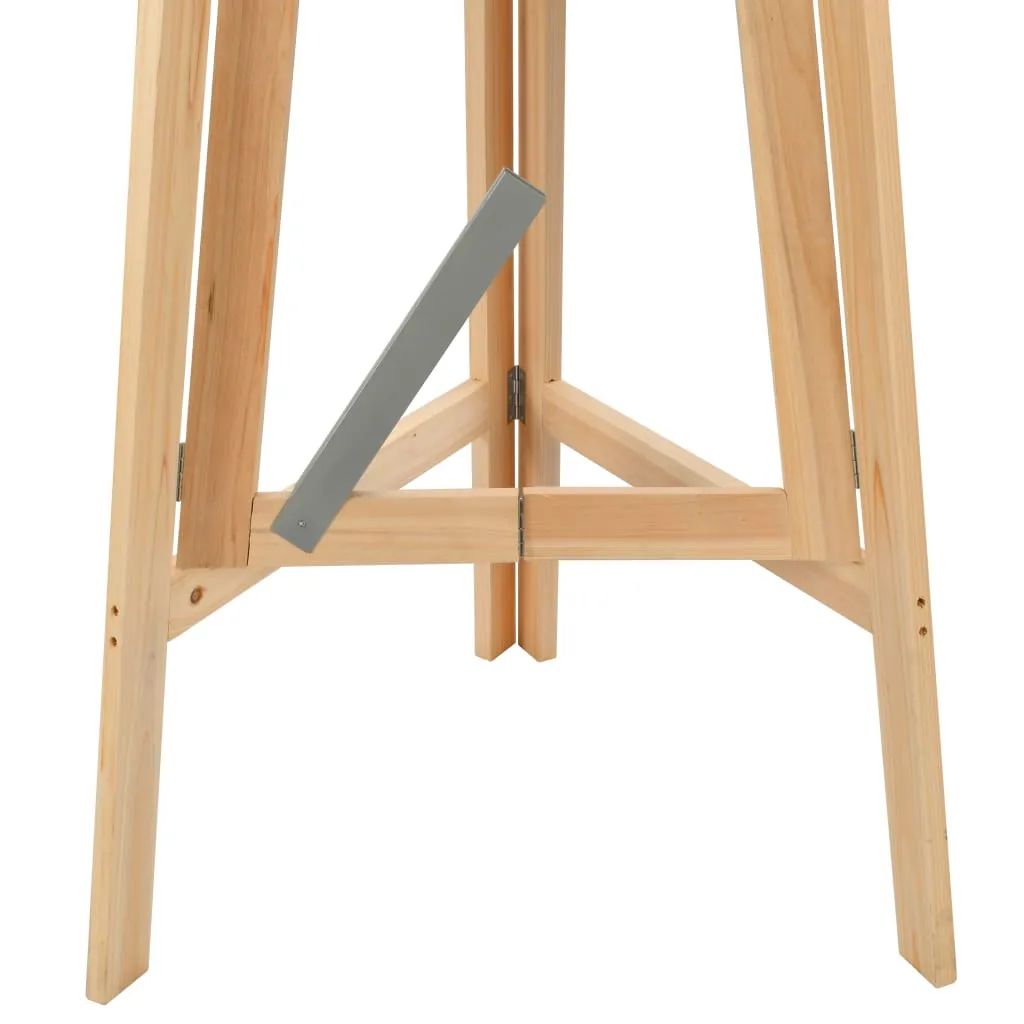Massivholz Echtholz Bartisch klappbar 78x109 cm naturfarben