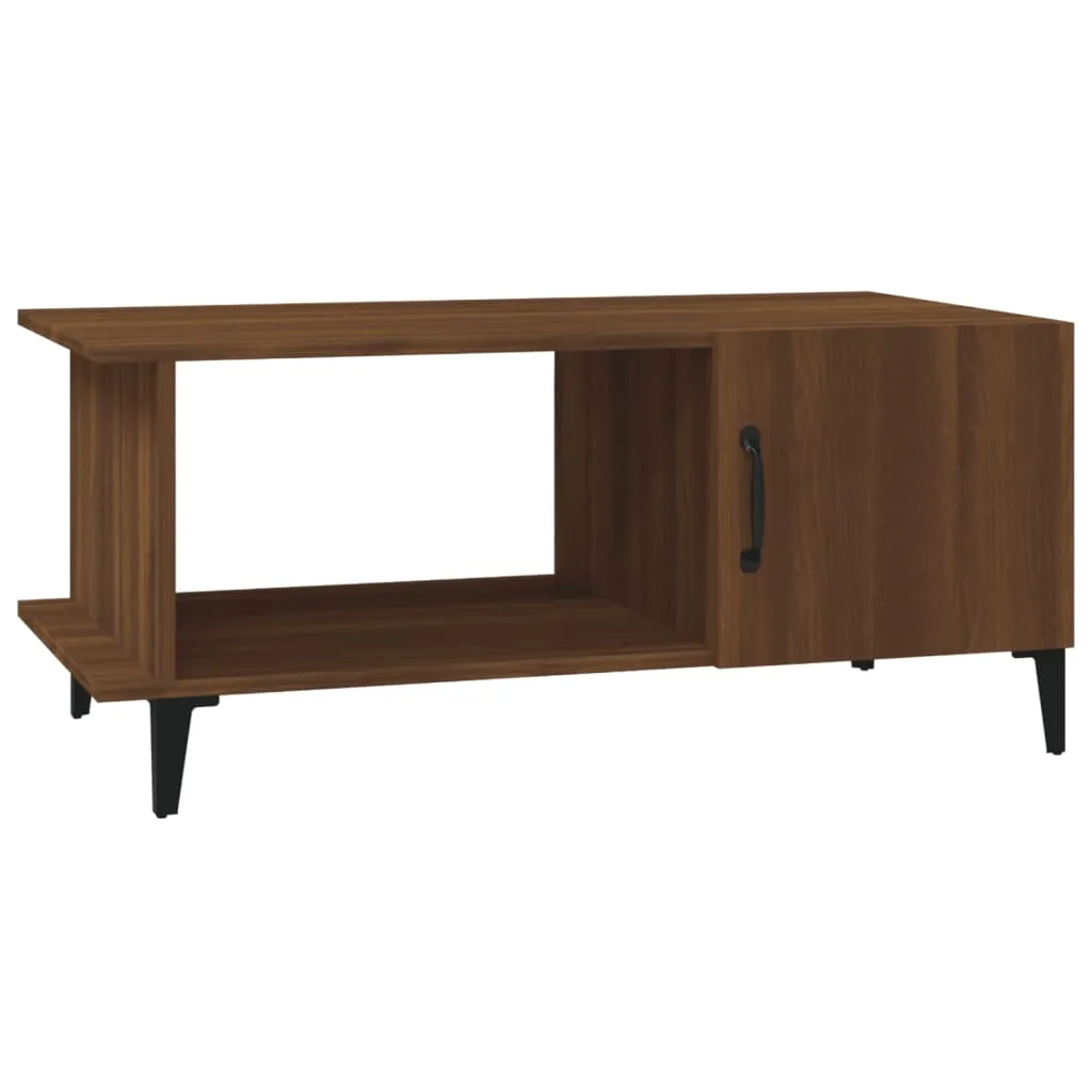 Couchtisch Braun Eichen-Optik 90x50x40 cm Holzwerkstoff Couchtisch Braun Eichen-Optik 90x50x40 cm Holzwerkstoff