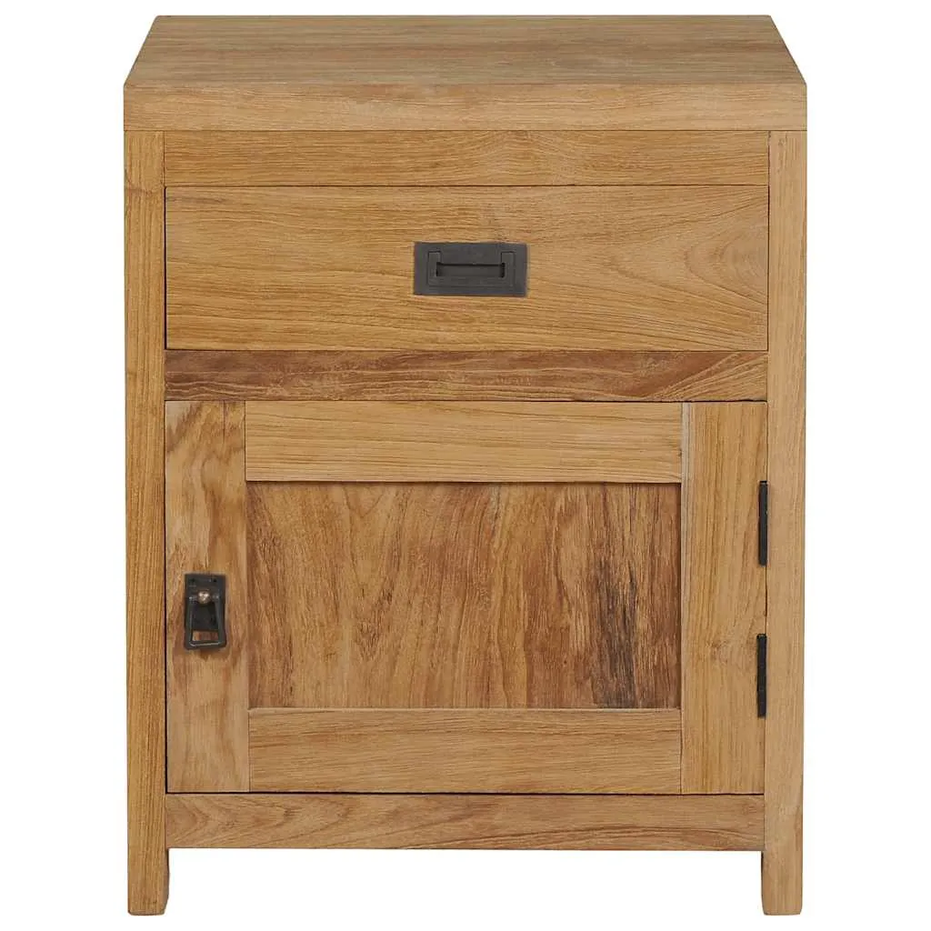 Nachttisch Massivholz Teak 40x30x50 cm