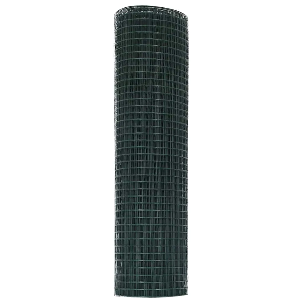 Geschweißter Drahtzaun Grün 10000 x 80 cm für Außenbereich