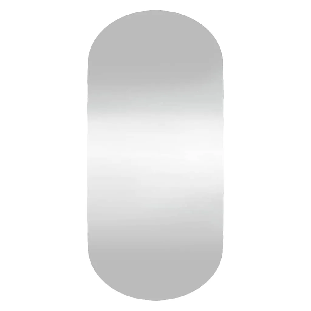 Wandspiegel 45x100 cm Glas Oval