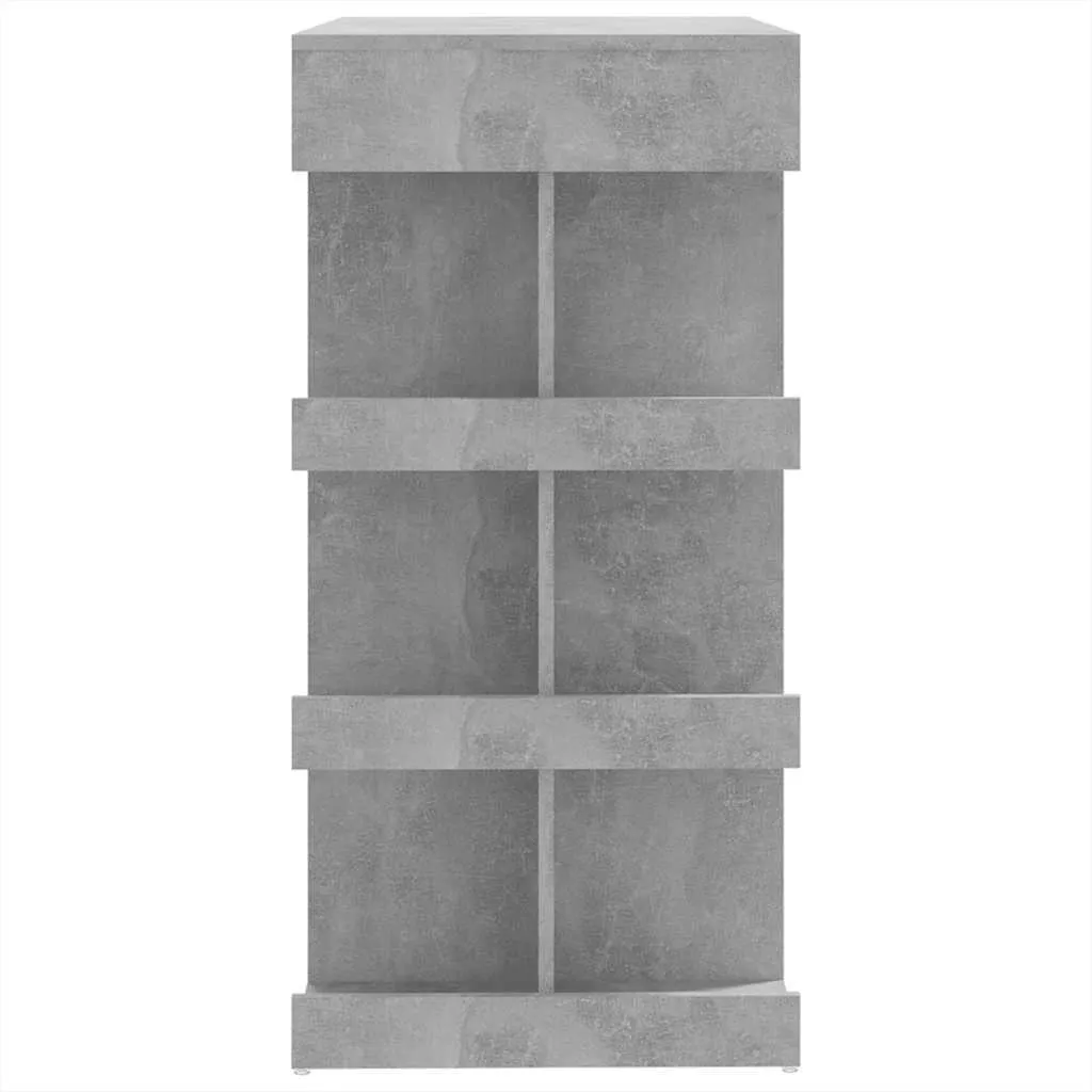 Stehtisch Betongrau 100 x 50 x 101,5 cm aus Holzwerkstoff