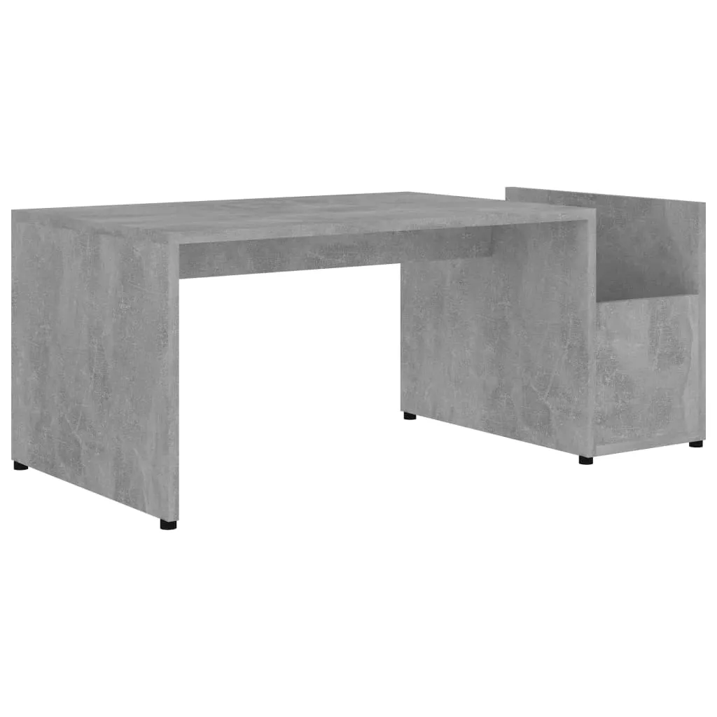 Couchtisch Betongrau 90x45x35 cm Holzwerkstoff Couchtisch Betongrau 90x45x35 cm Holzwerkstoff