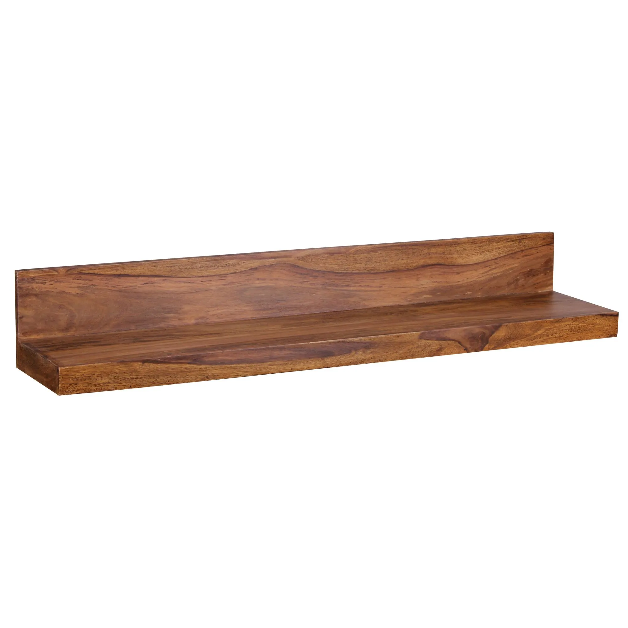 tinkaro Wandregal eckig MIJO Massiv-Holz Sheesham Holzregal Braun tinkaro Wandregal eckig MIJO Massiv-Holz Sheesham Holzregal Braun