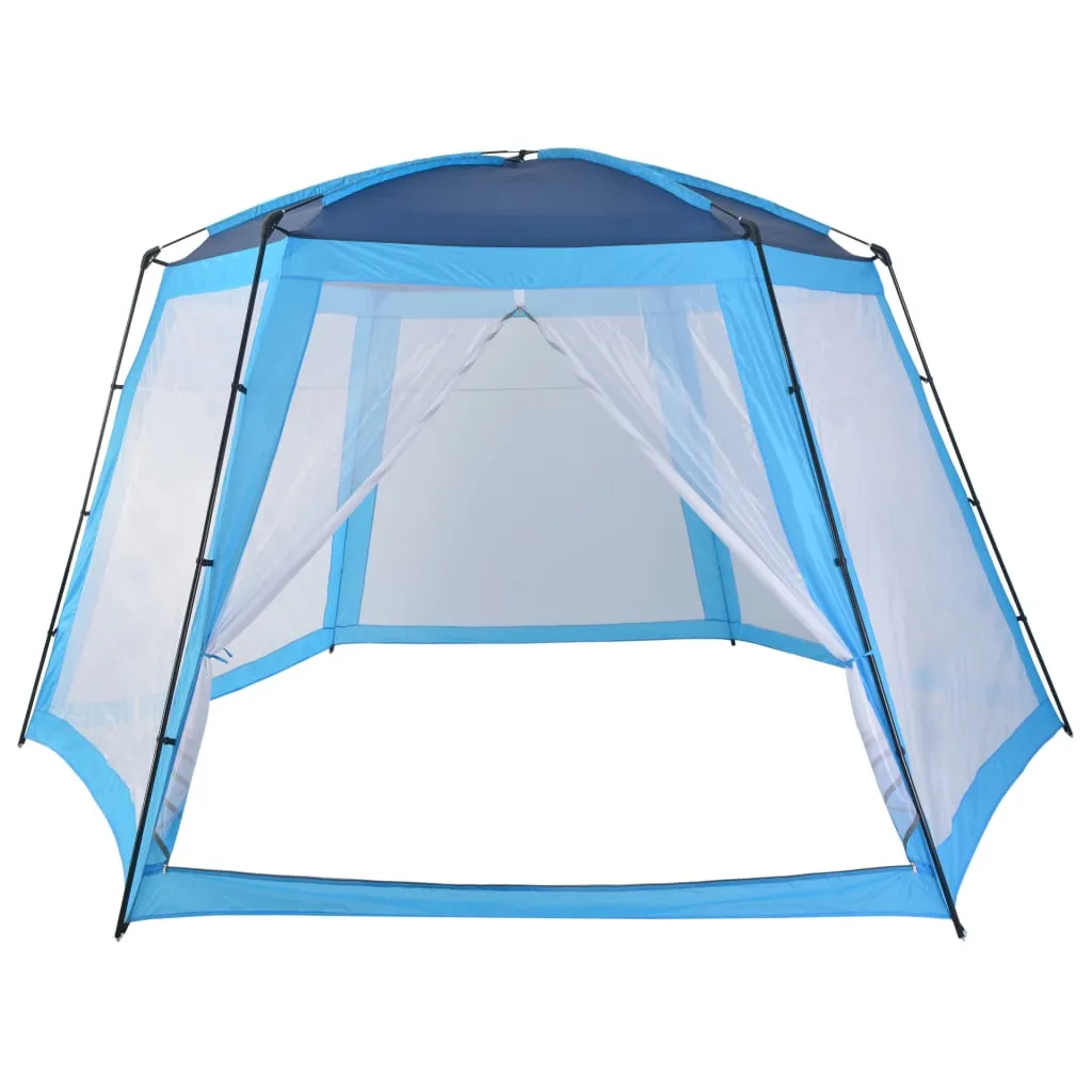 Pool-Pavillon Blau 500x433x250 cm mit UV-beständigem Polyester