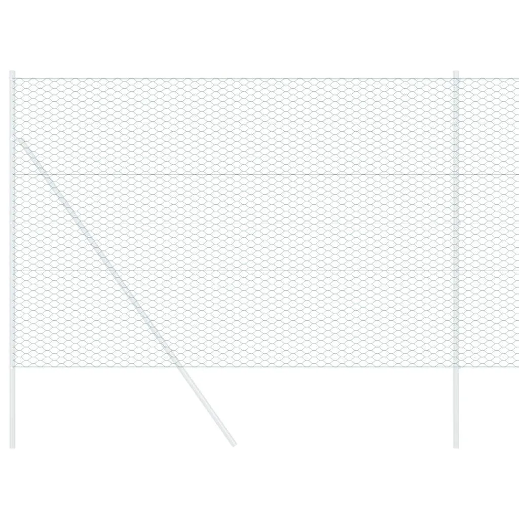 Hexagonzaun Grün 50 x 1,6 m – Moderner Gartenzaun