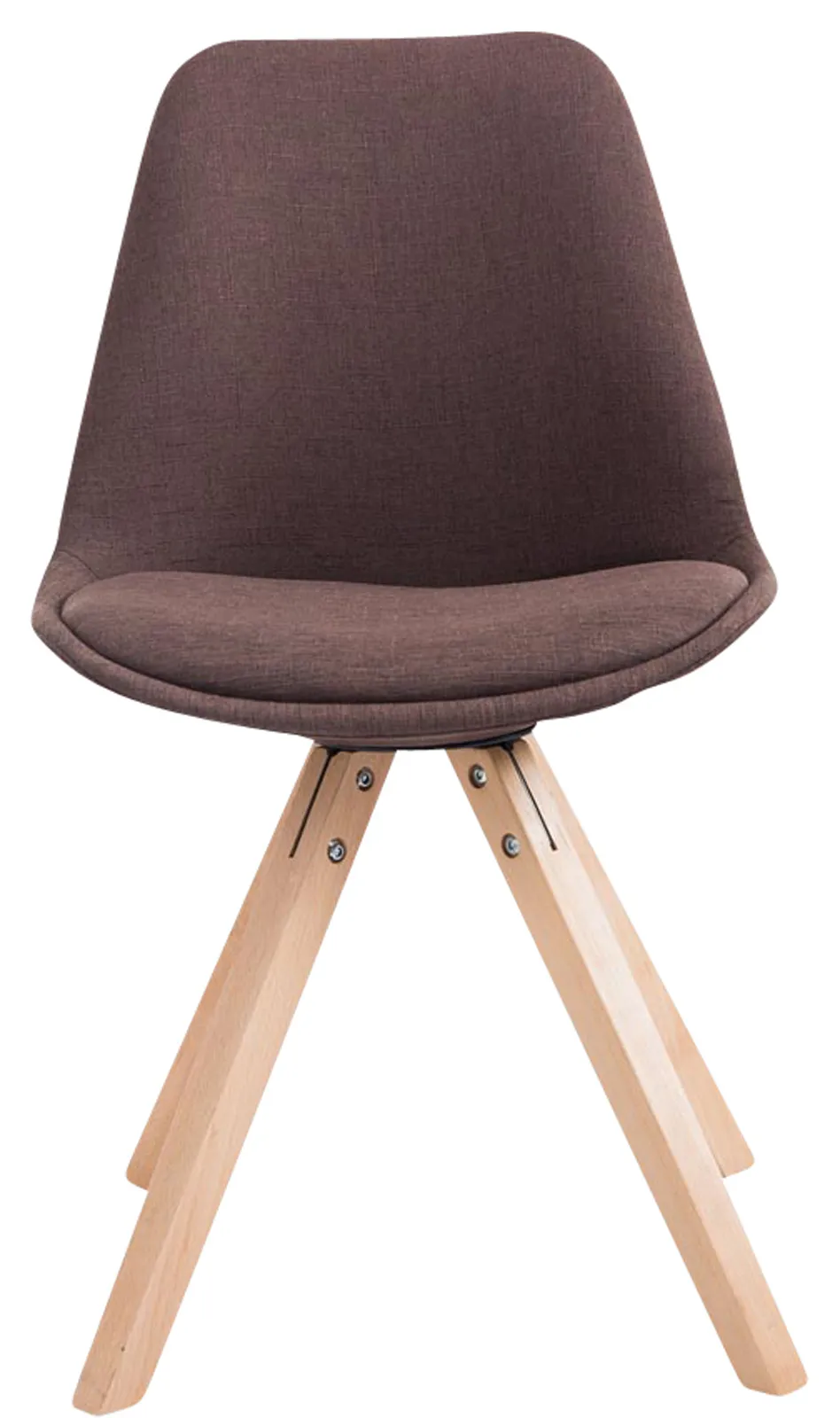 Besucherstühle Toulouse 4er Set 84x48x56 cm braun