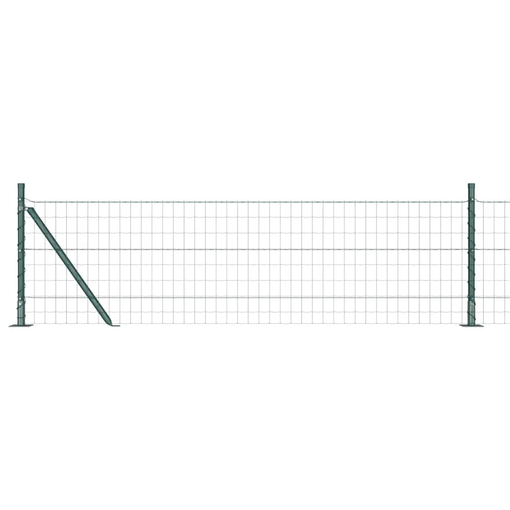 Outdoor-Zaunpaneel Set 5000 x 3,2 x 60 cm in Grün